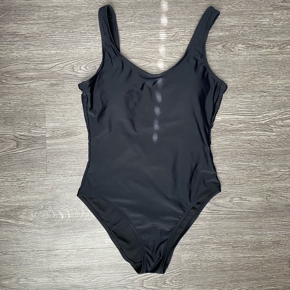 Black backless Bathing suit